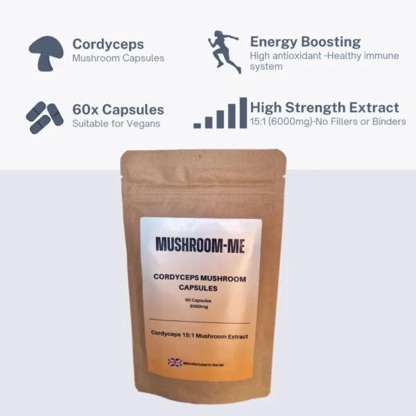 Cordyceps Mushroom Capsules - Image 2